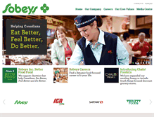 Tablet Screenshot of corporate.sobeys.com